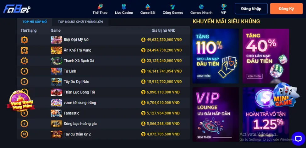 Cá cược quần vợt bet88